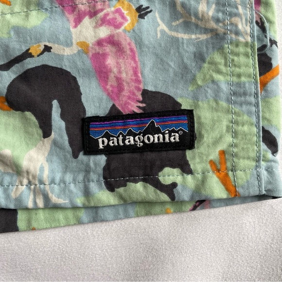 Patagonia Men's Swim Trunks with Colorful Bird Print - Picture 8 of 8
